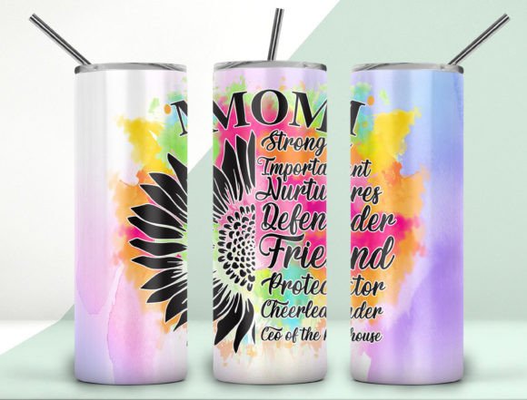 Strong as a Mother Rose Tumbler - Savvy Mom and Co.