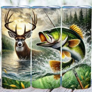 bucks and bass tumbler
