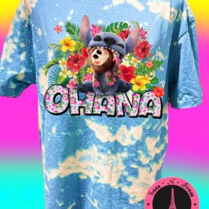ohana bleached t shirt