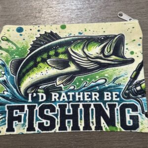 I'd rather be fishing bag