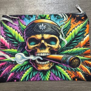 smoking skull bag