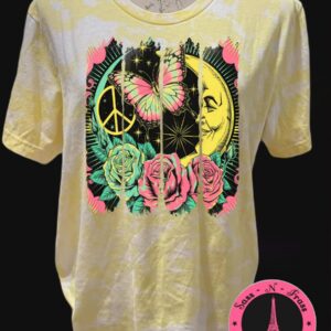 brush stroke moon t shirt