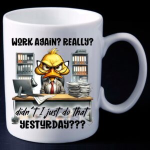 work again mug