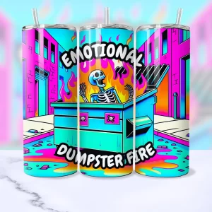 emotional dumpster tumbler