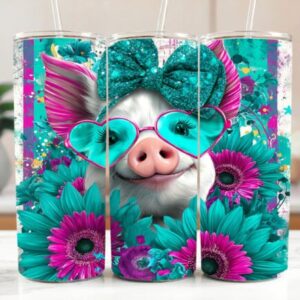 sassy piggie tumbler