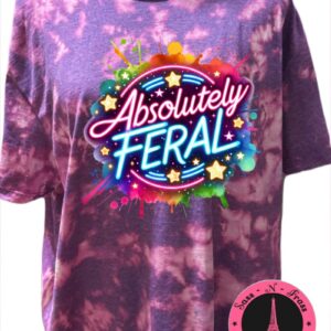 absolutely feral bleached t shirt