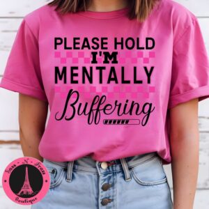 please hold buffering t shirt