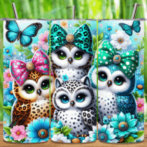 fun owls tumbler