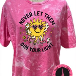 never let them bleached t shirt