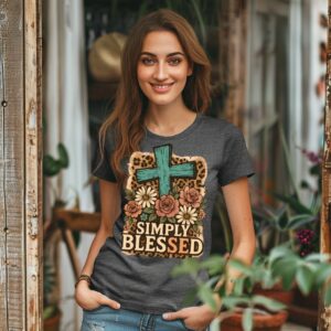 simply blessed t shirt