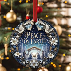 peace on earth ornament