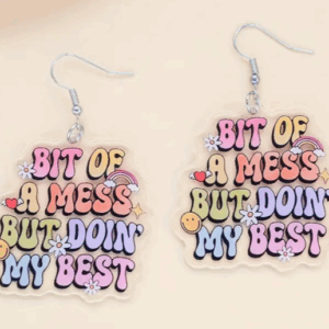 bit of a mess earrings