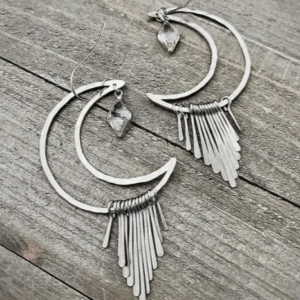 moon stone earrings