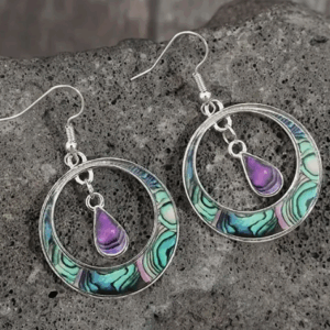 round drop earrings