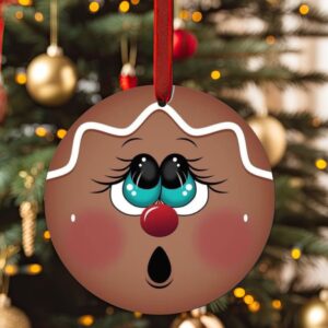 ginger face ornament