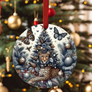 leopard ornament