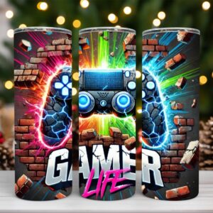 gamer life tumbler
