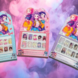 kpop kids press on nails