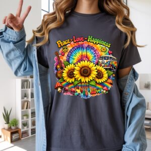 peace love happiness tshirt