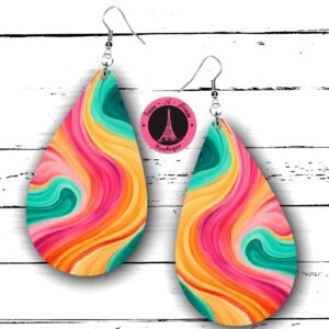 up in swirls earrings