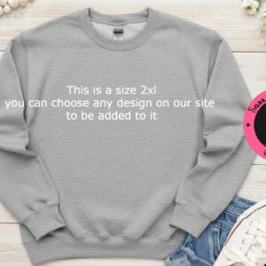 heather gray sweatshirt size 2XL