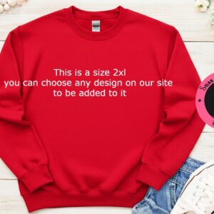 Red sweatshirt size 2XL