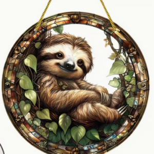 sloth suncatcher