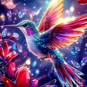 fancy bird diamond painting