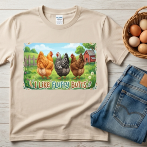 I like fluffy butts t shirt