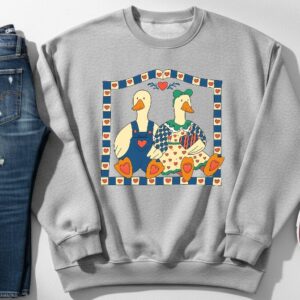 Quilted in Goose Love sweatshirt