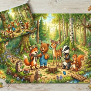 woodland friends puzzle