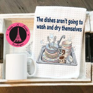 The dishes towel