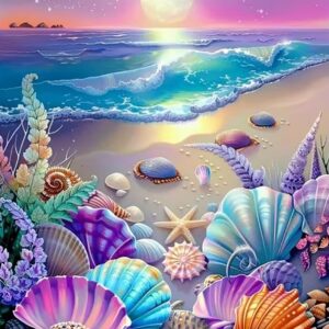 beach shells diamond painting