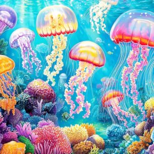 jellyfish diamond painting