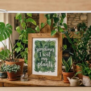 Sometimes I wet my plants bag