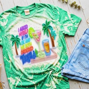 I asked myself bleached t shirt