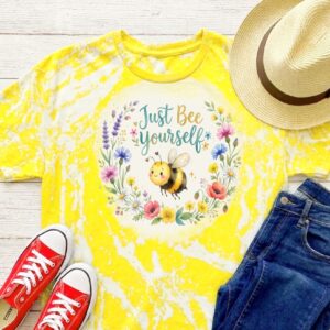 Just BEE Yourself bleached t shirt