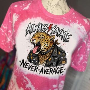 always savage bleached t shirt