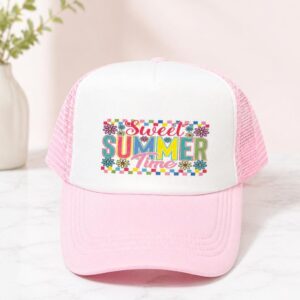 sweet summertime trucker hat