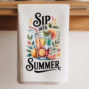 sip into summer towel