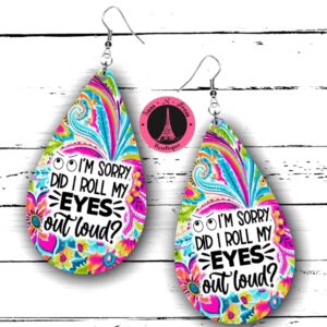 I'm sorry earrings