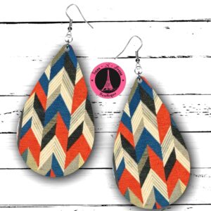 chevron earrings