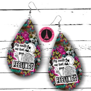 my mouth earrings