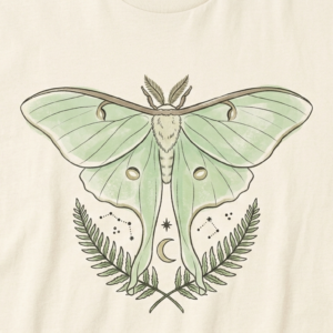 moth t shirt