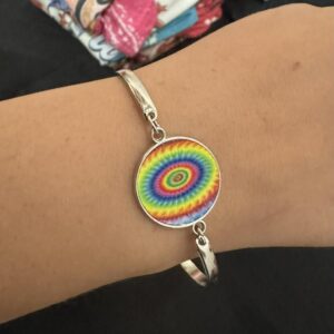 tye dye bracelet
