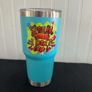 Spoiler Alert 30 oz tumbler