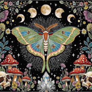 moth moon phases diamond painting