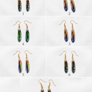 feather earrings