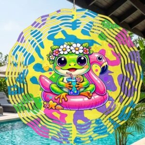 floating frog spinner