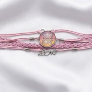 Never lose hope bracelet